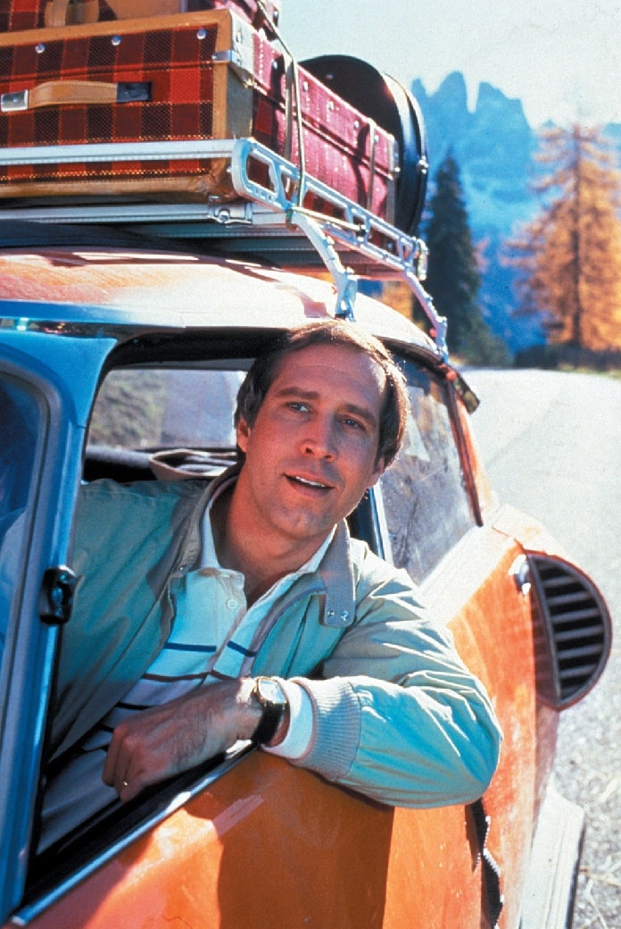 Chevy in his car